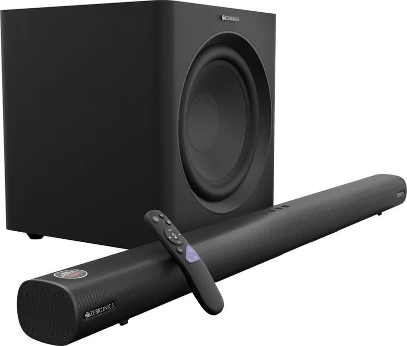 ZEBRONICS BAR 9920,Wireless Subwoofer,TV eARC, Optical 900 W Bluetooth Soundbar - Verified Tech Deal in India